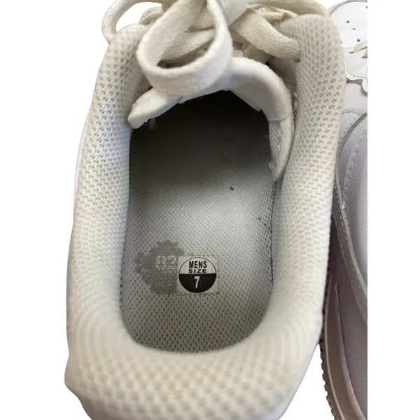 Nike Air Force 1 07 OG triple white womans sneakers Shoes size 7 SKU 8425 - Image 11