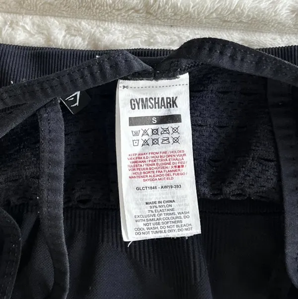 Gymshark Sports Bra Black Small - Image 3