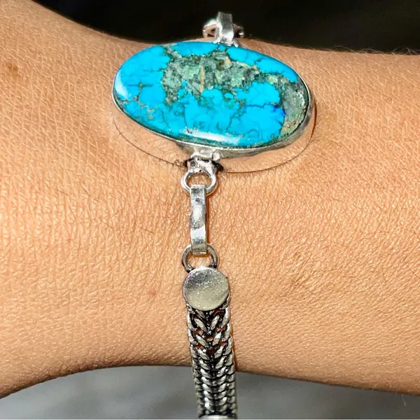 Cloud Mountain Turquoise Bracelet 7” - Image 2