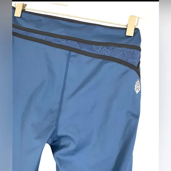 FP Movement by Free People Blue and Black Performance Leggings - Image 4