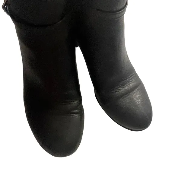 Andiamo Women's Size 9.5‎ Aniles Faux Leather Ankle Moto Black Booties Boots - Image 10