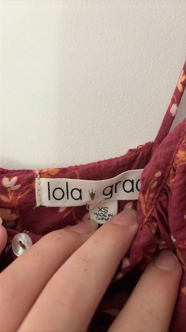 Lola Grace Dry Goods Dress Floral XS - Image 3