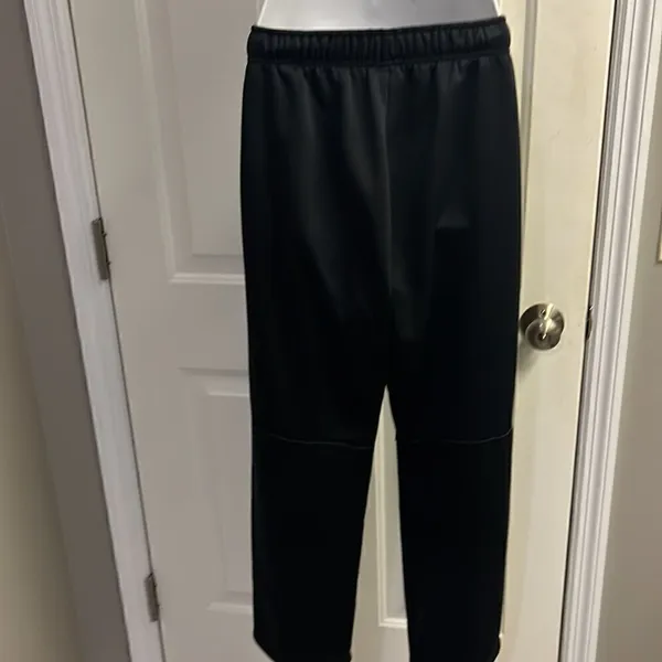 Nike Drifit Black Elastic Waistband w/ Drawstrings Running Warmup Pant- Large - Image 7