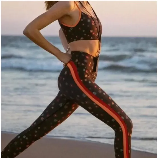 Splits59 Sydney High Waist Floral Leggings Sz S‎ NWT Workout Gym Training - Image 3