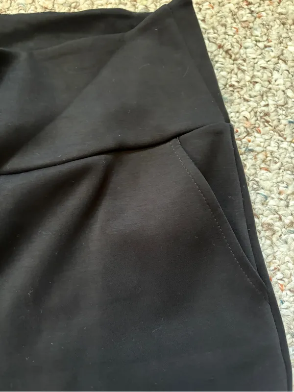 Angels Skinny Pants Women XL Black Pocket high Rise leggings 28 inseam business - Image 4