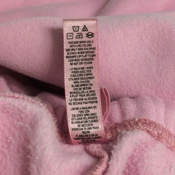 Skims Pink Elastic Waist Cuff Sweatpants Joggers Cotton Blend Size XL - Image 8