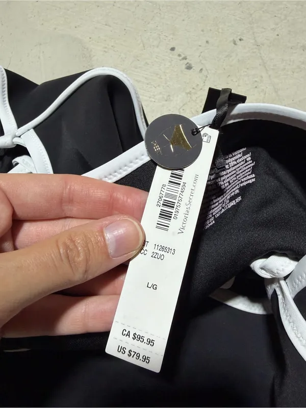 Victoria’s secret NWT archives Black One-Piece Swim Suit cheeky large MSRP$80 - Image 7