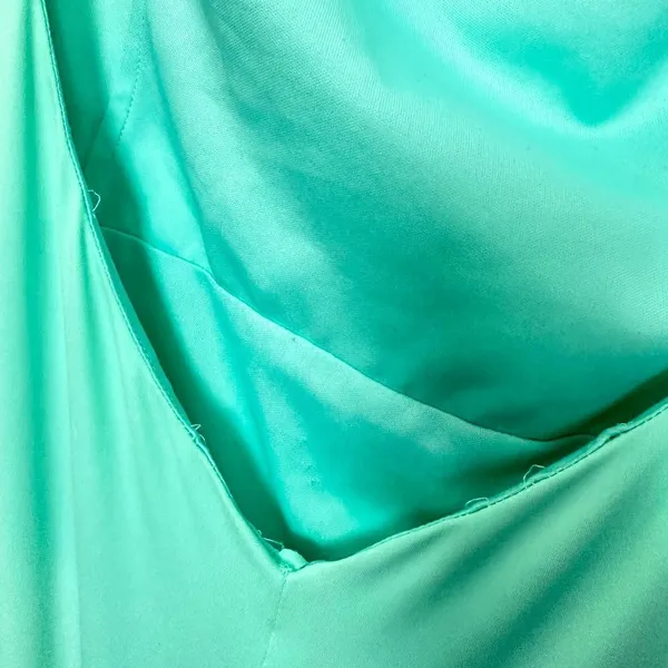 KATIE MAY Great Kate Ruched Gown in Supercharged Mint Size Large - Image 11