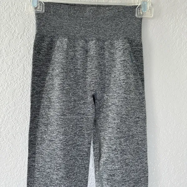 Gymshark Womens Gray Flex High Waisted Seamless Leggings XS Gym‎ Athletic - Image 7