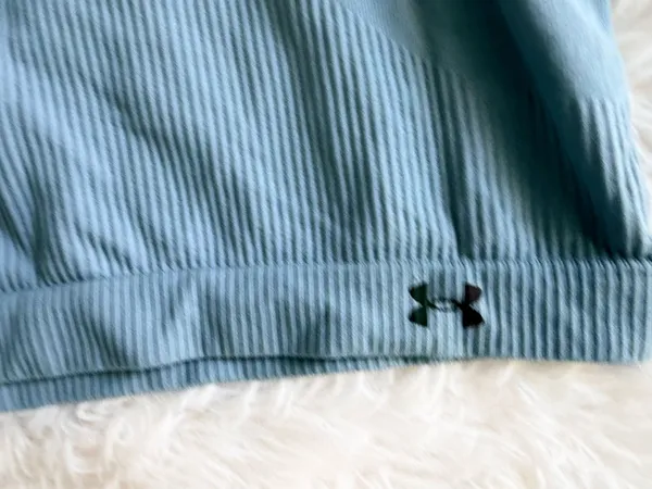 Women’s Under Armour Rush Seamless Long Sleeve Shirt Blue Size Large - Image 2