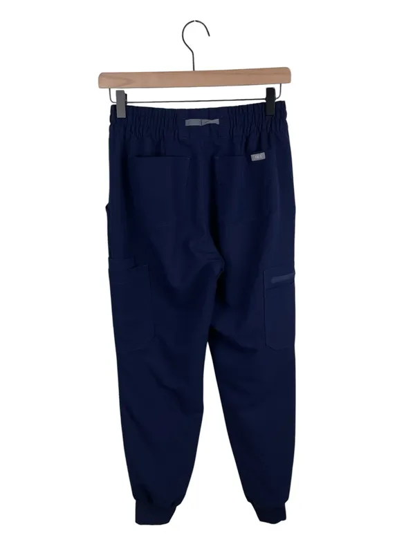 Figs Uman Jogger Scrub Pants Women's Size XS Navy Blue Nursing Scrubs 1001101 - Image 2