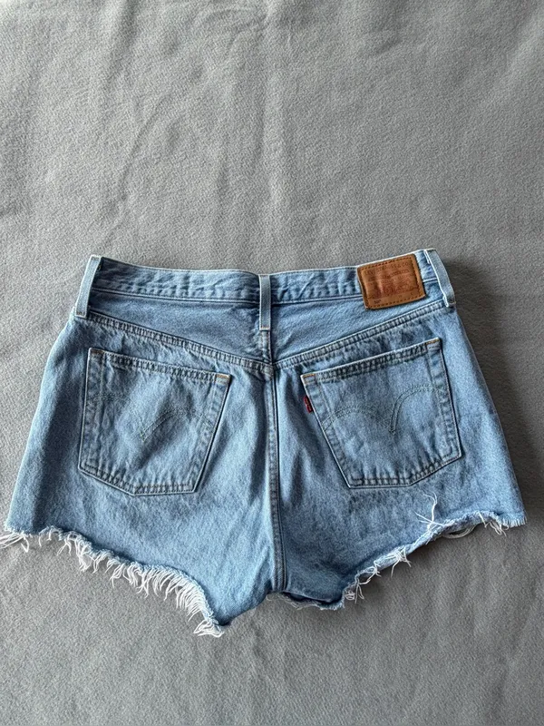 Levis Women's 501 Quiet Riot Hi Rise Shorts Size 31 #260187 - Image 12
