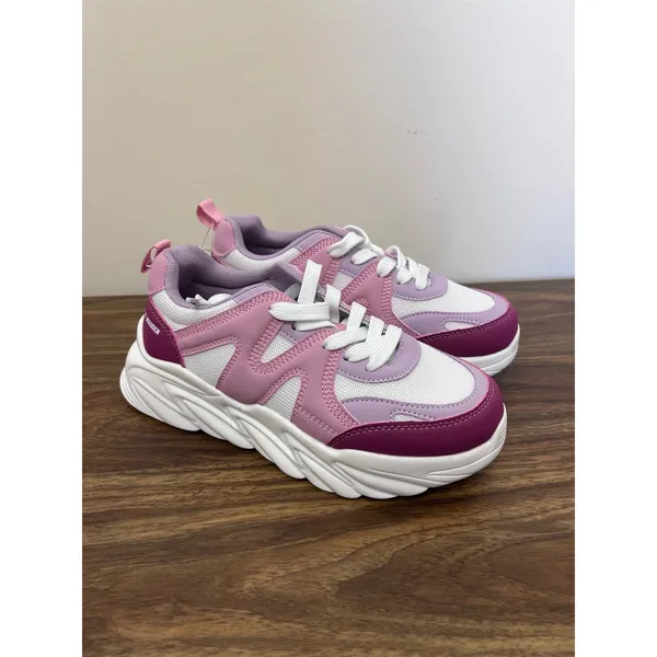 Steve Madden Jerica Pink Purple Chunky Platform Sneakers Womens‎ Size 5 - Image 5