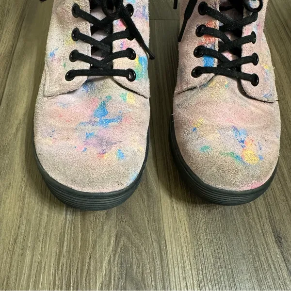 Dr. Martens Sheridan Rainbow Burst Suede Boots - Image 5