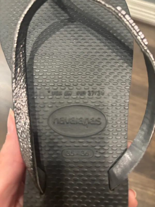 Havaianas Women's Slim You Shine Flip Flops - Black - Image 4