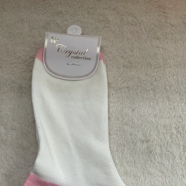 Up Crystal Collection Socks White Size 9 - Image 2