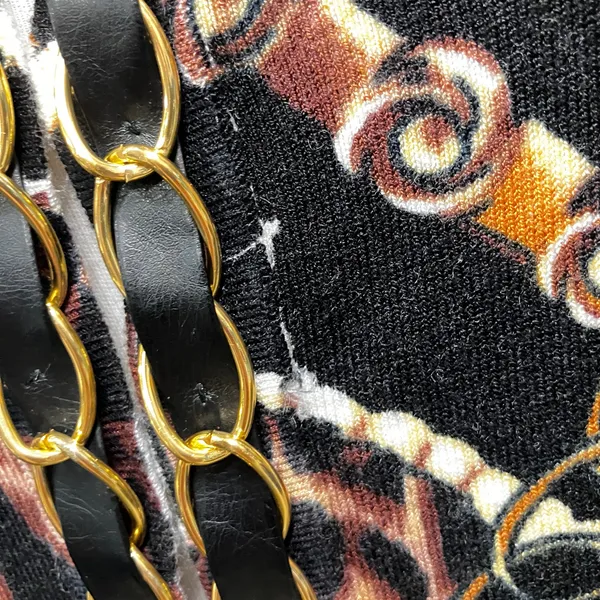Boston Proper Cardigan Sz S Leopard Animal Chain‎ Classy Maximalist Careerwear - Image 10