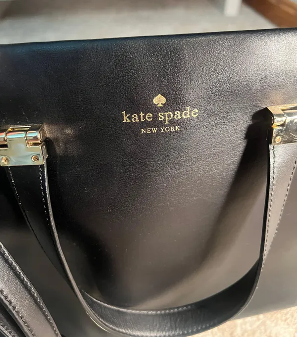 Staci Black Nude Leather Large Satchel Shoulder Bag - Image 5