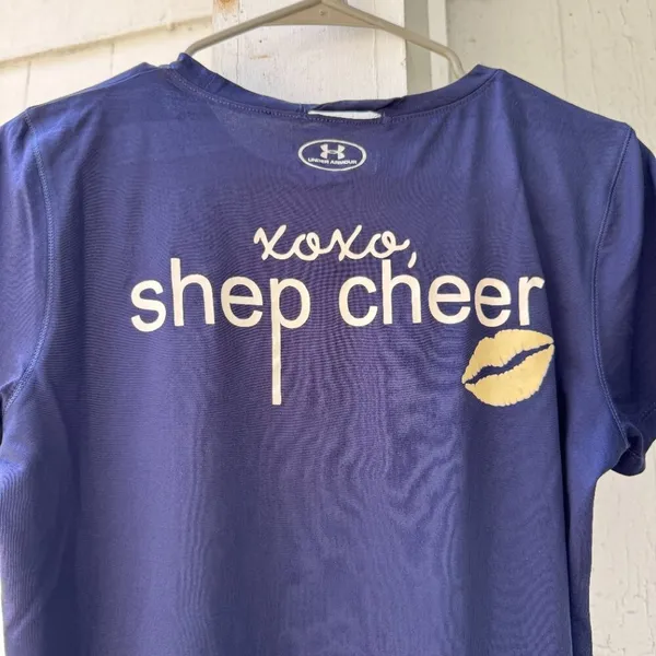 Shepherd University Rams Cheer Under Armour Women's Tee Shirt, Medium - Image 2