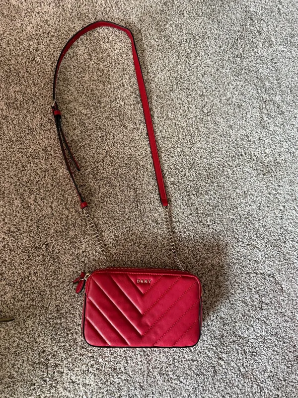Red DKNY Shoulder Bag - Image 3