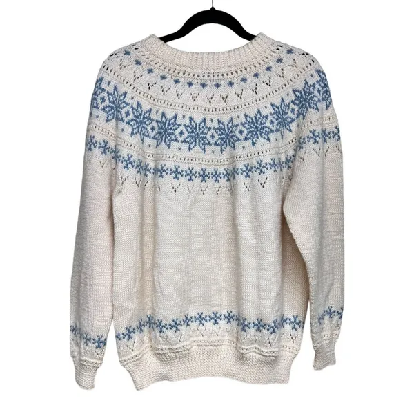 Dale of Norway Vintage Wool Nordic Faire Isle Button Down Cardigan Size Medium‎ - Image 2