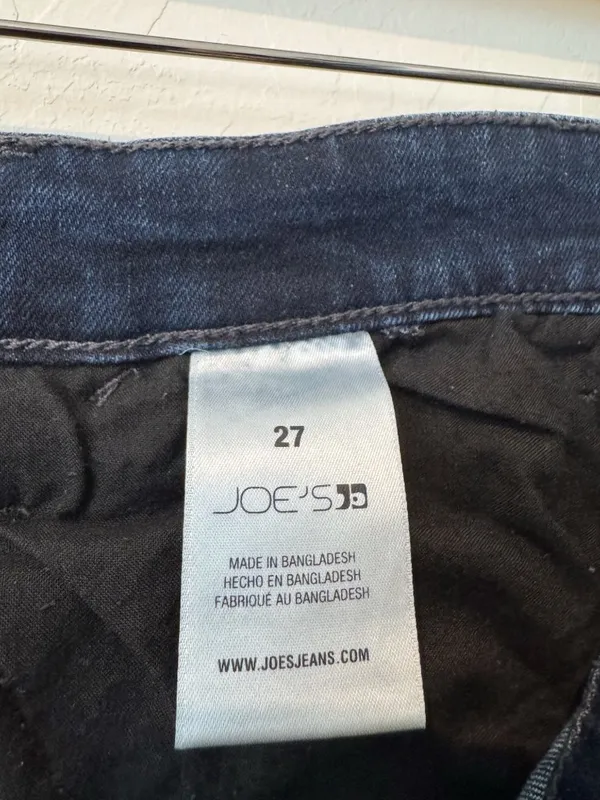 Joes Jeans High Rise Flare Leg Denim Size 27 Dark Wash Blue Retro Western Boho - Image 7