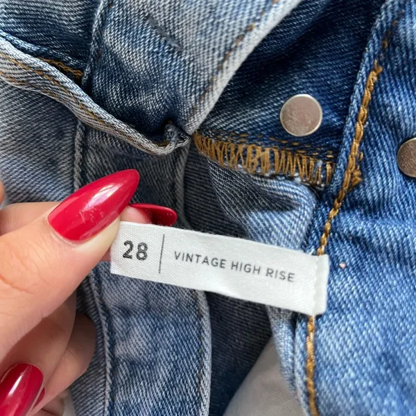 Pacsun Vintage High Rise Denim Shorts - Image 5