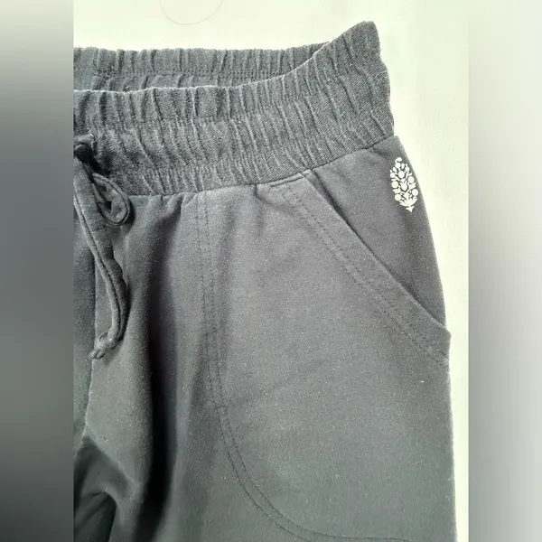 Free People Movement Black Slim Track Joggers - Image 4