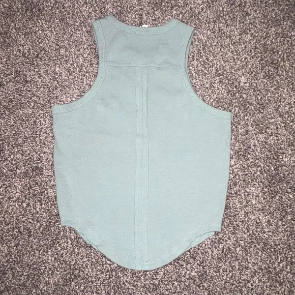 Mimosa green tank top in size S - Image 3