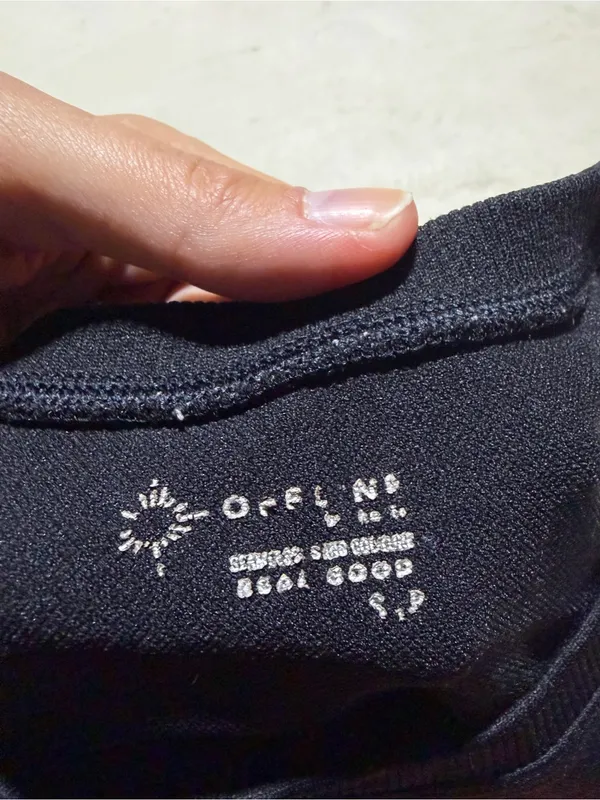 Aerie offline Black Cropped Tee small - Image 6