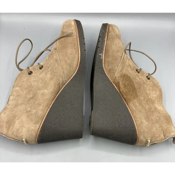 Sperry Harlow Suede Leather Chukka Wedge Ankle Boots‎ Womens 11 M - Image 5