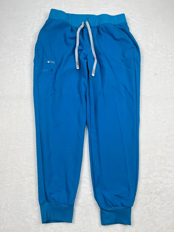 Figs Extreme Blue Rafaela Oversized Scrub Top Zamora Joggers XL EUC - Image 3