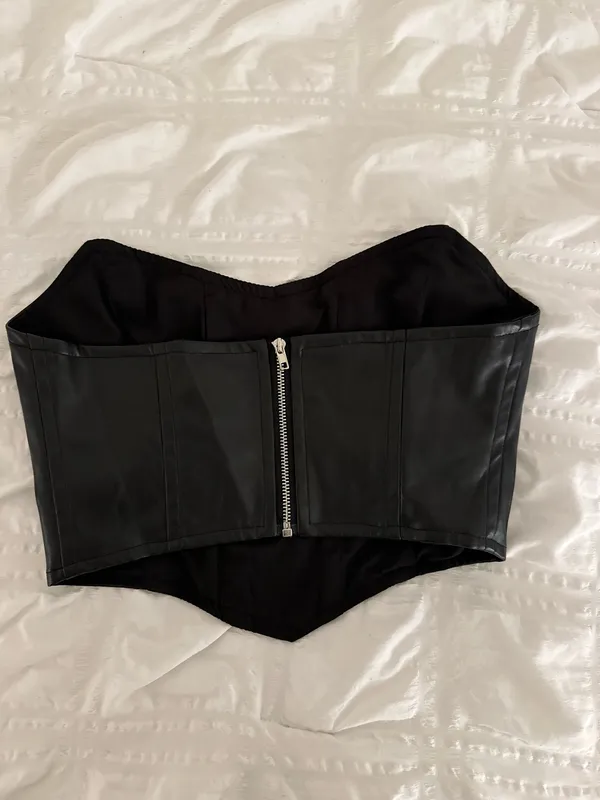 Princess Polly Faux Leather Top Corset - Image 2
