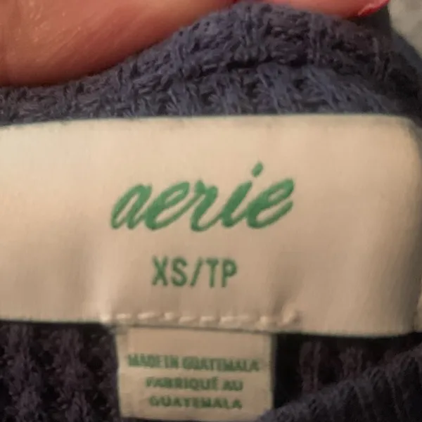 Aerie Oversized Waffle Knit Top - Image 4