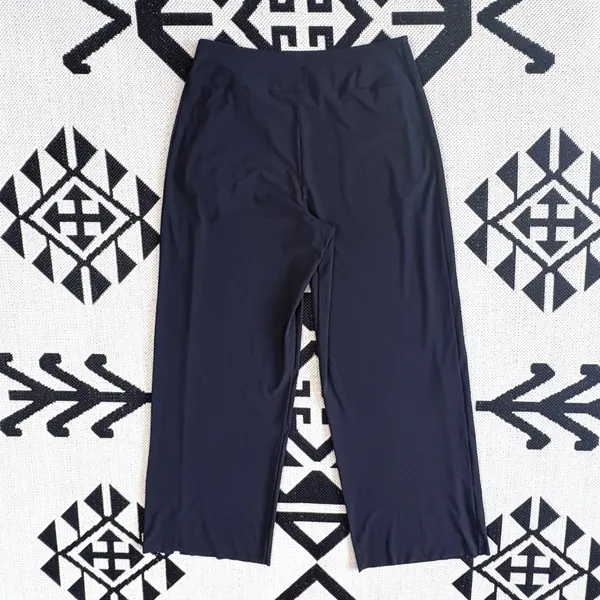 Athleta Cosmic Wide Leg Pants in Black Size 12 - Image 12