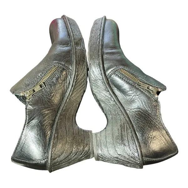 Born leather wedge Heels women's shoes Size 8M - Image 7