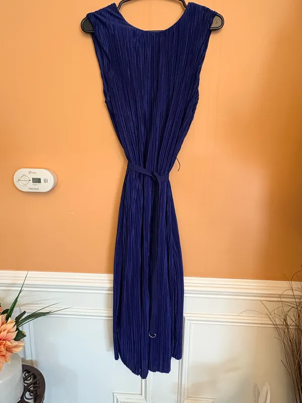 Sam Edelman Pleated Mock Neck dress - Image 2