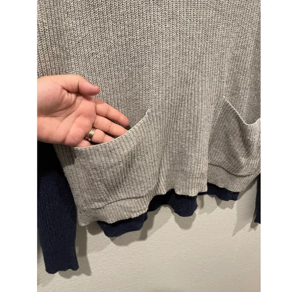 Madewell Patch Pocket Pullover Sweater in Colorblock - Image 5