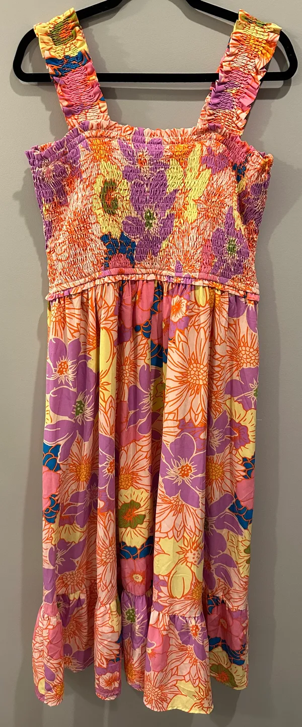 Entro Floral Maxi Dress - Image 3