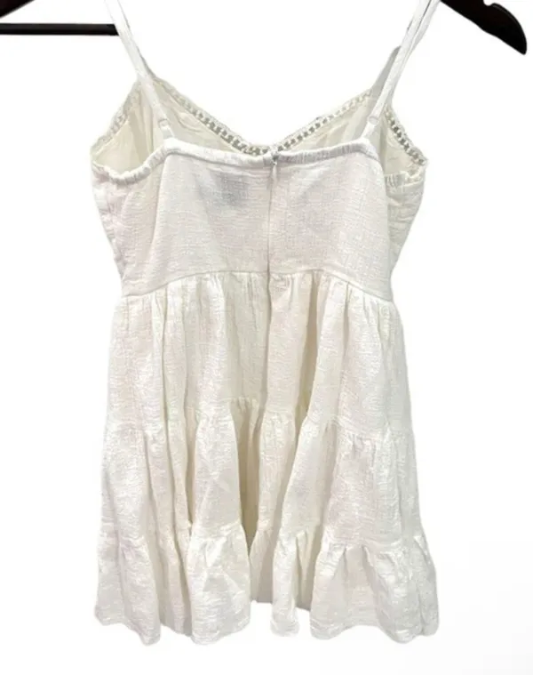 Princess Polly DLANEY MINI DRESS WHITE - Image 4