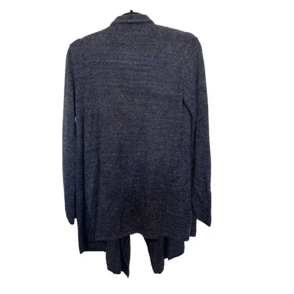 Barefoot Dreams Gray‎ / Black Cardigan Small/ Medium - Image 11