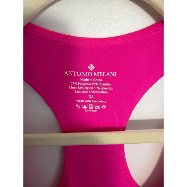 Antonio Melani pink athletic active tank dress size XS - Image 3