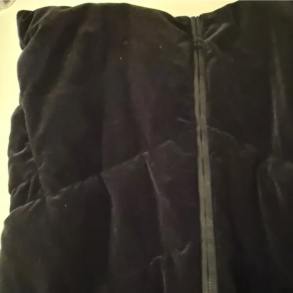 Athleta Black Quilted Vest Womens Small - Image 4