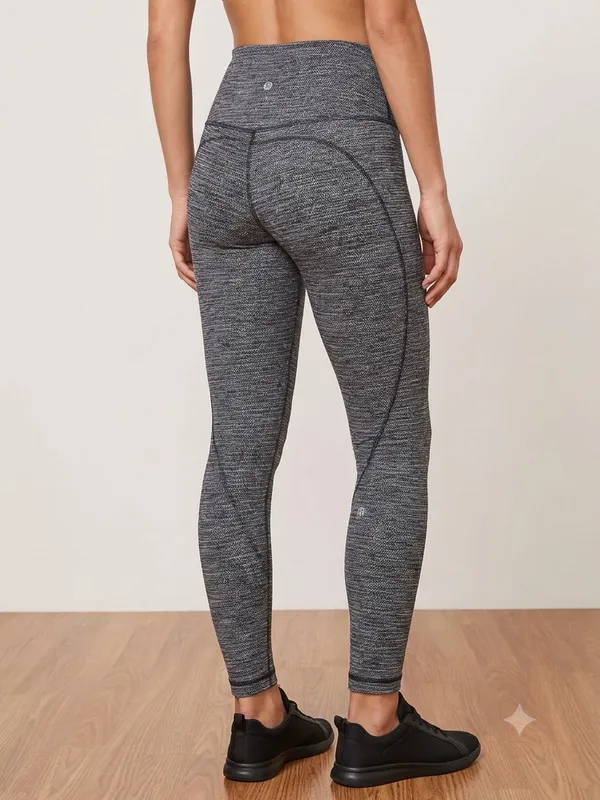 Lululemon Wunder Under Hi-Rise coco pique textured legging yoga running 8 - Image 2