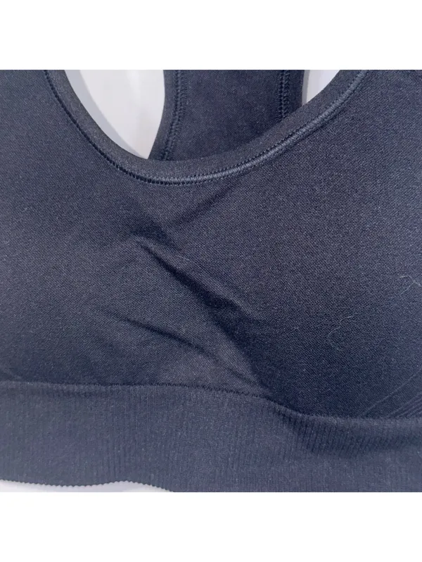 All in Motion XS Black Seamless Racer Sports Bra NWT - Image 2