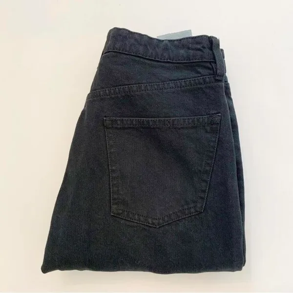 Zara High Waist Straight Leg Jeans - Image 10