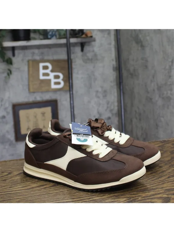 NWT Universal Thread Skyler Jogger Sneakers Low Top Double Lace Brown Multi 9M - Image 2