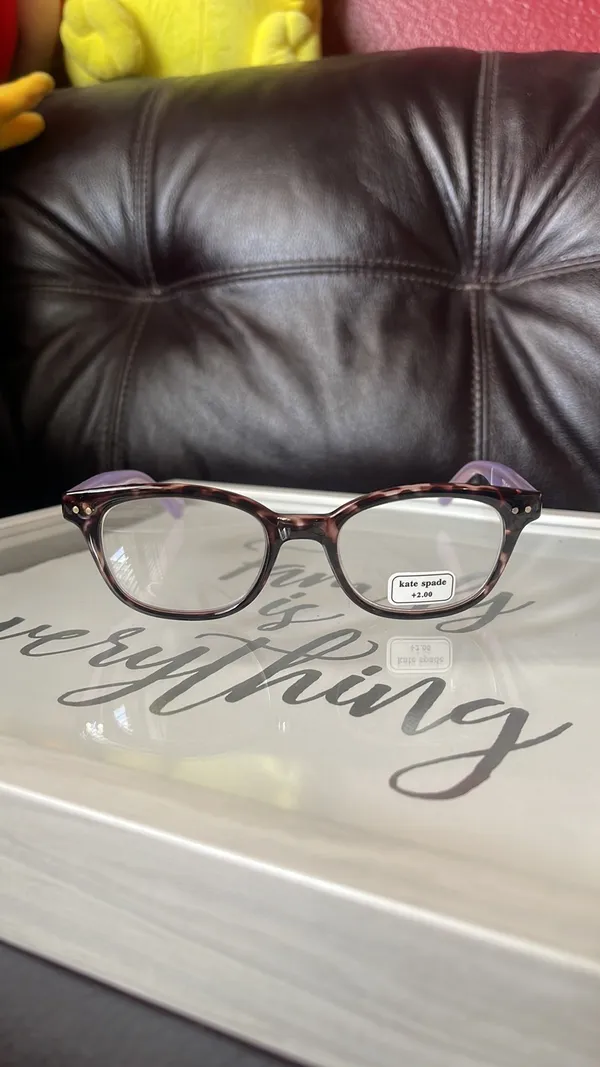 Kate Spade Rebecca 49mm Reading Glasses Light Havana strength 1.5 and 2.0 avail - Image 8