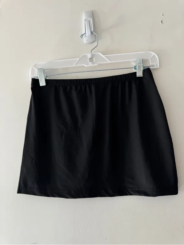 Hello Molly Black Mini Skirt Elastic Waist - Image 3