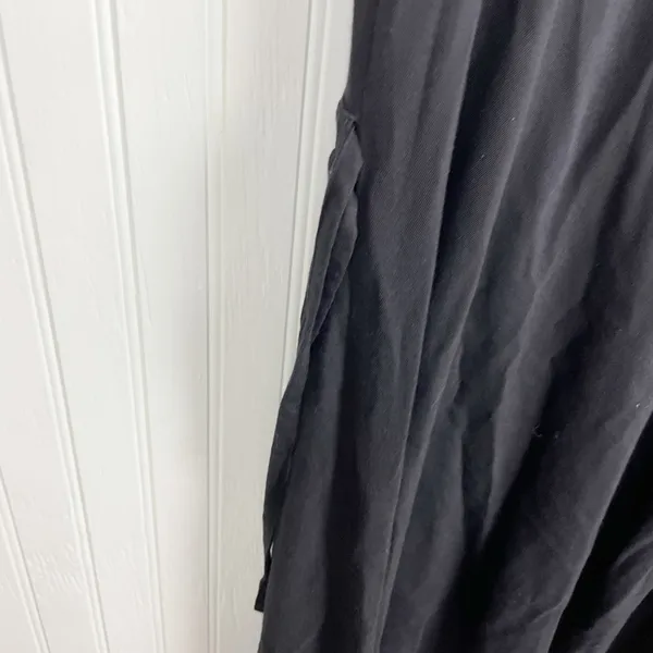 Theory Vormond K Atmos Light Dress Black Tie Waist Lagenlook Short Sleeve Medium - Image 7
